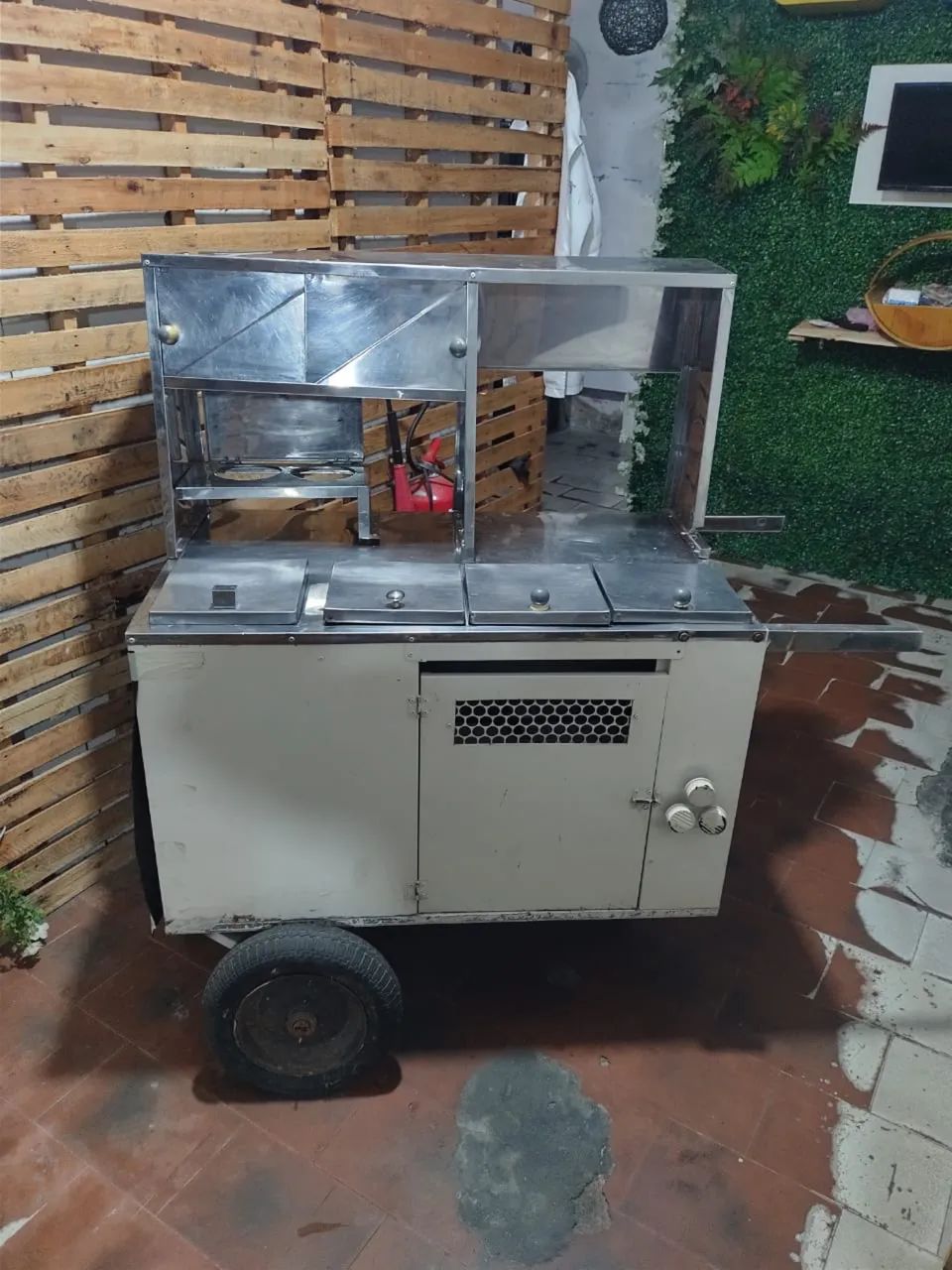 Carrinho inox de hot dog - Foto 4