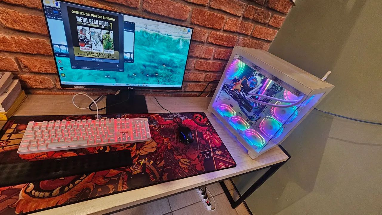 Computador Gamer RTX 4060 + Ryzen 7 5700X (Completo / Caixa e NF) - Foto 4