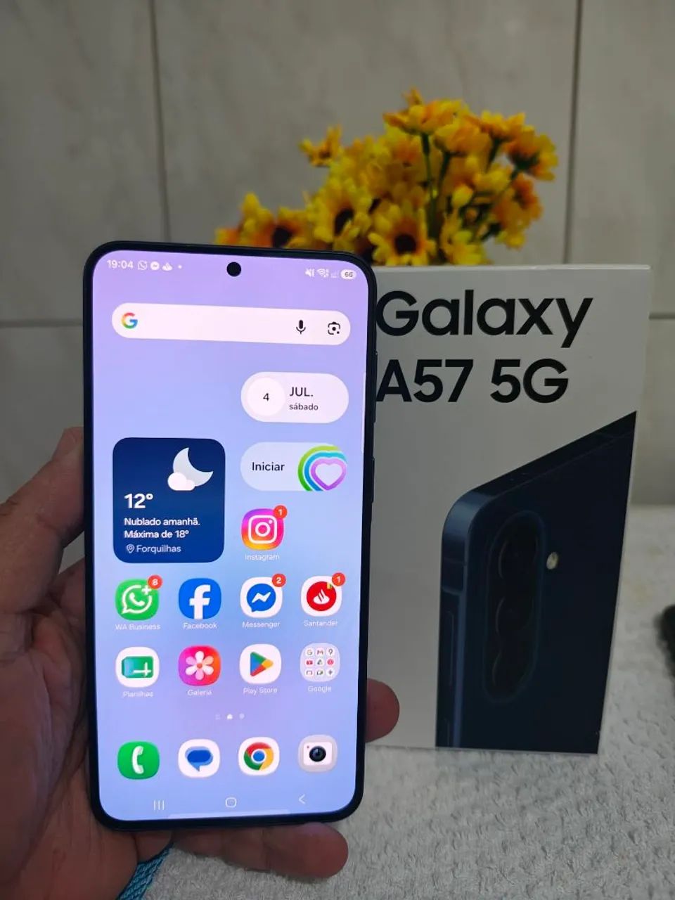 Samsung Galaxy A57 versão 256gb 5G impecável 