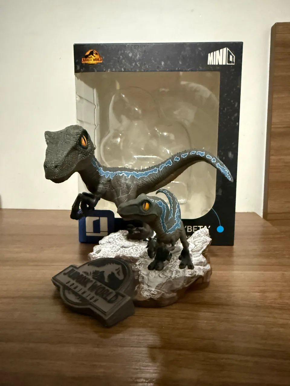 Jurassic park velociraptor blue iron studios minico - Foto 4