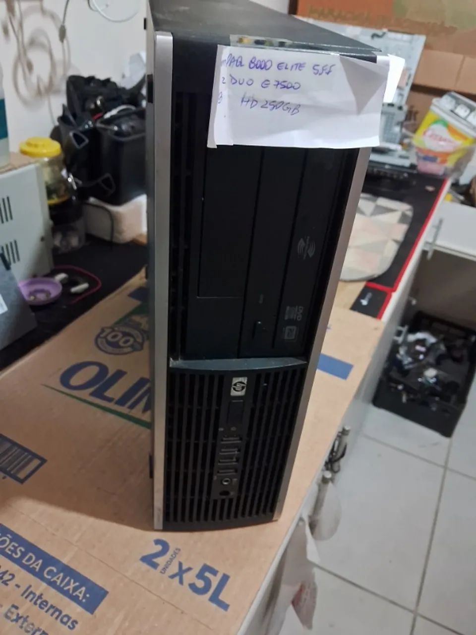 Hp Compaq 8000 Core 2 Duo E7500 Hd 250gb 4gb Ram