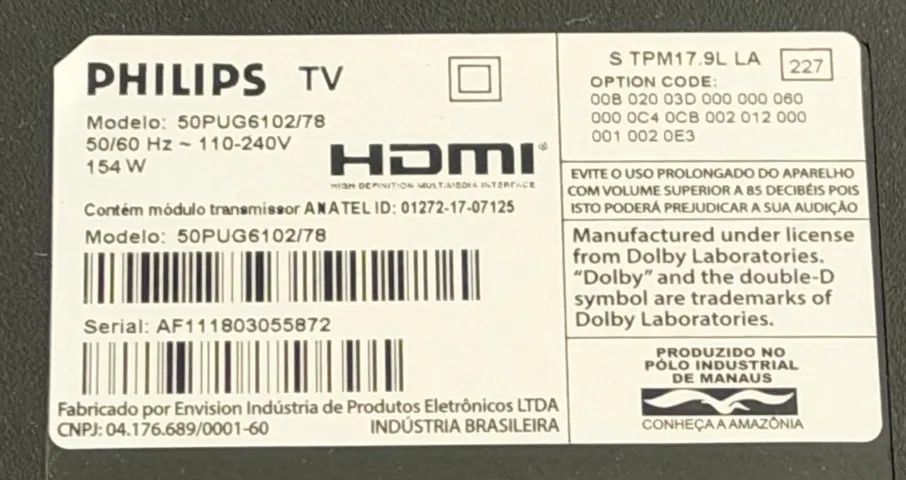 Smart TV Philips 50? 4K UHD - Funcionando Perfeitamente - Foto 2
