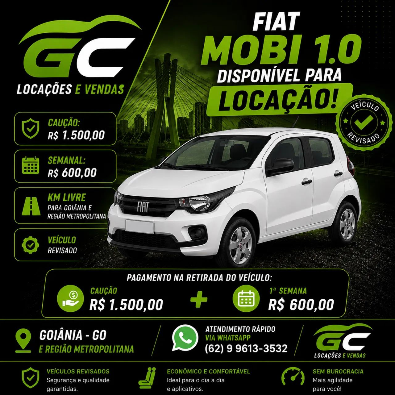 GC - Locações, Uber/99pop e Indriver - Foto 3