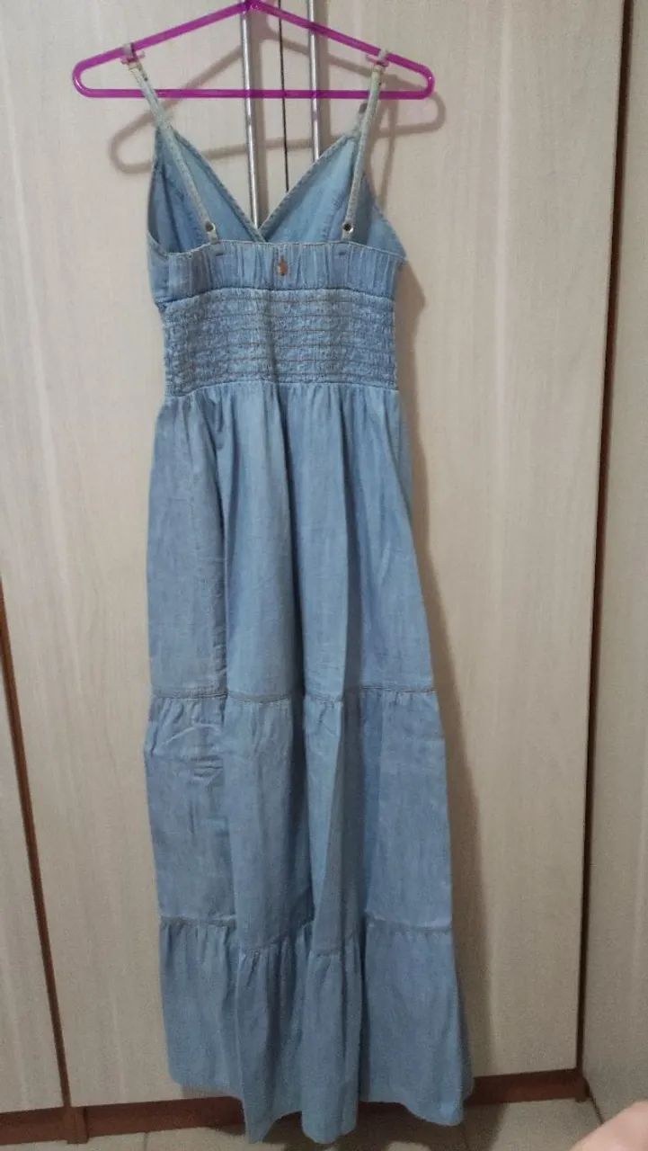 Vestido jeans lindo  - Foto 2