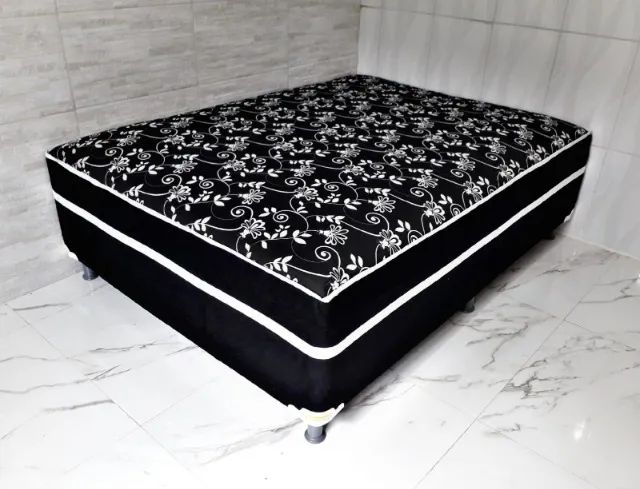 cama box casal espuma nova, entregamos