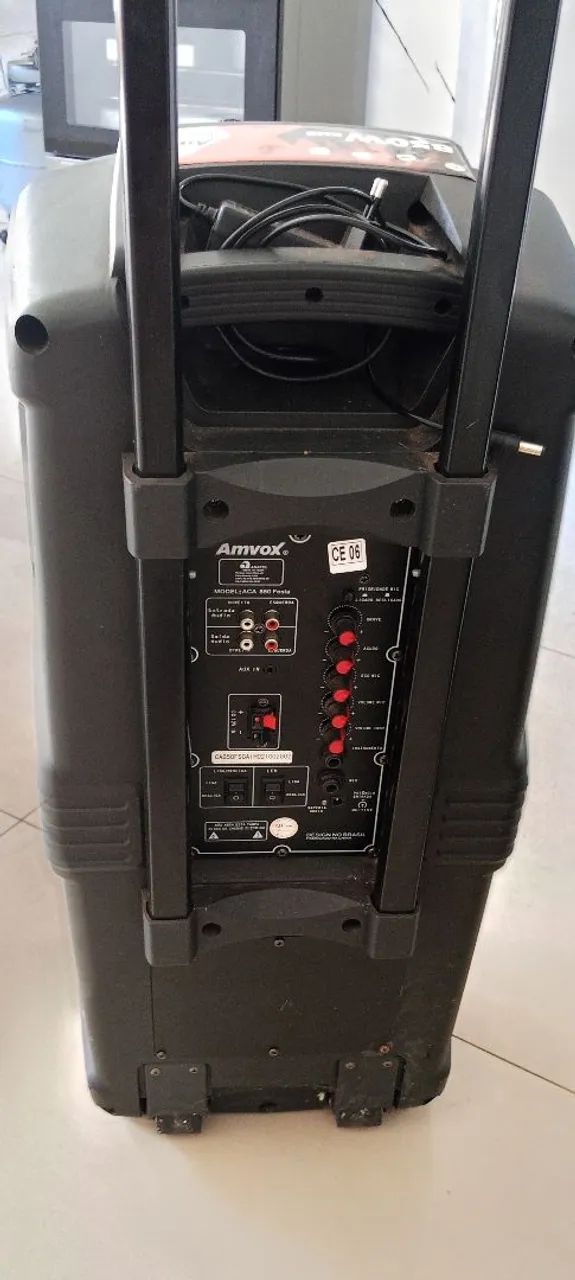 ? Caixa de Som Amvox 850W - Com Defeito - Foto 2