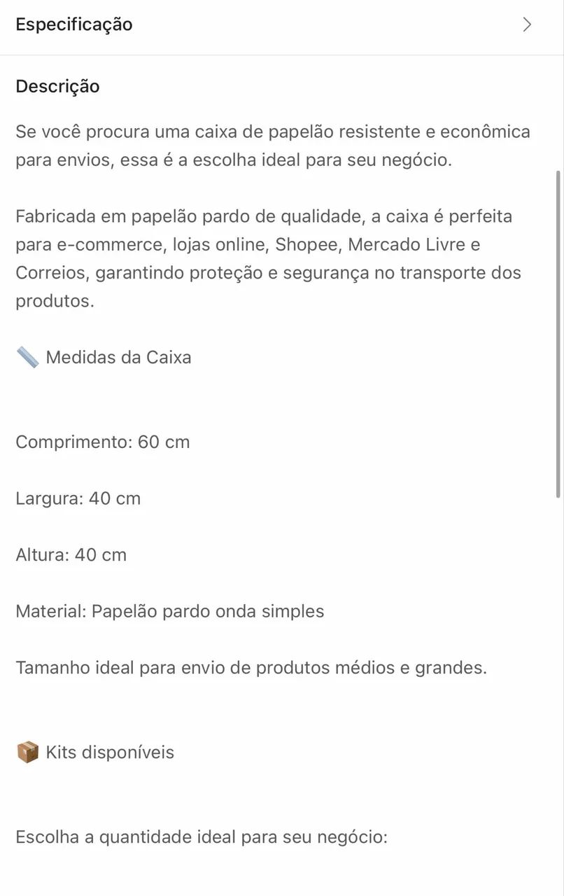 Kit 20 caixas grande de papelão para mudança  - Foto 3