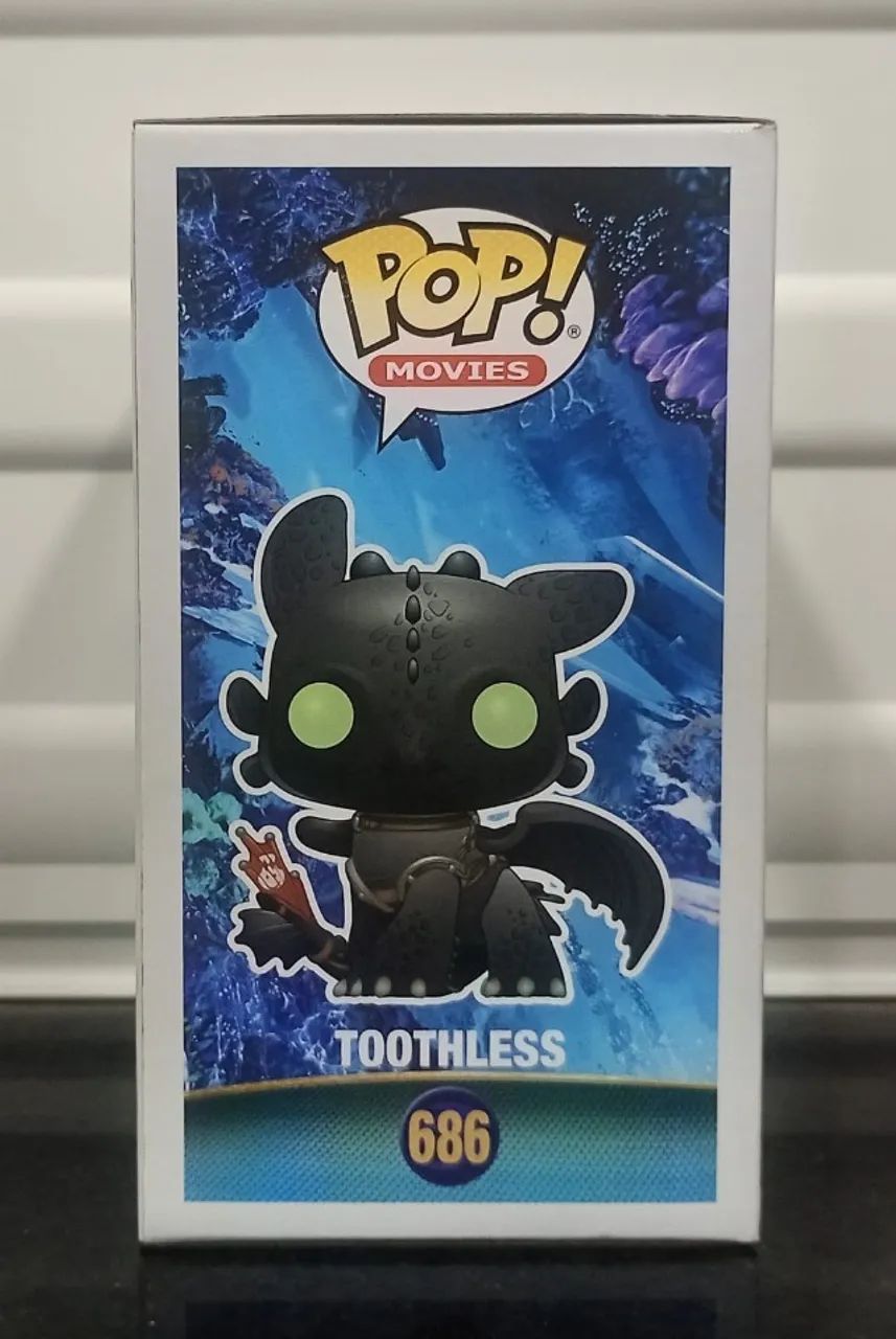 funko pop 686 toothless banguela como treinar seu dragão - Foto 4