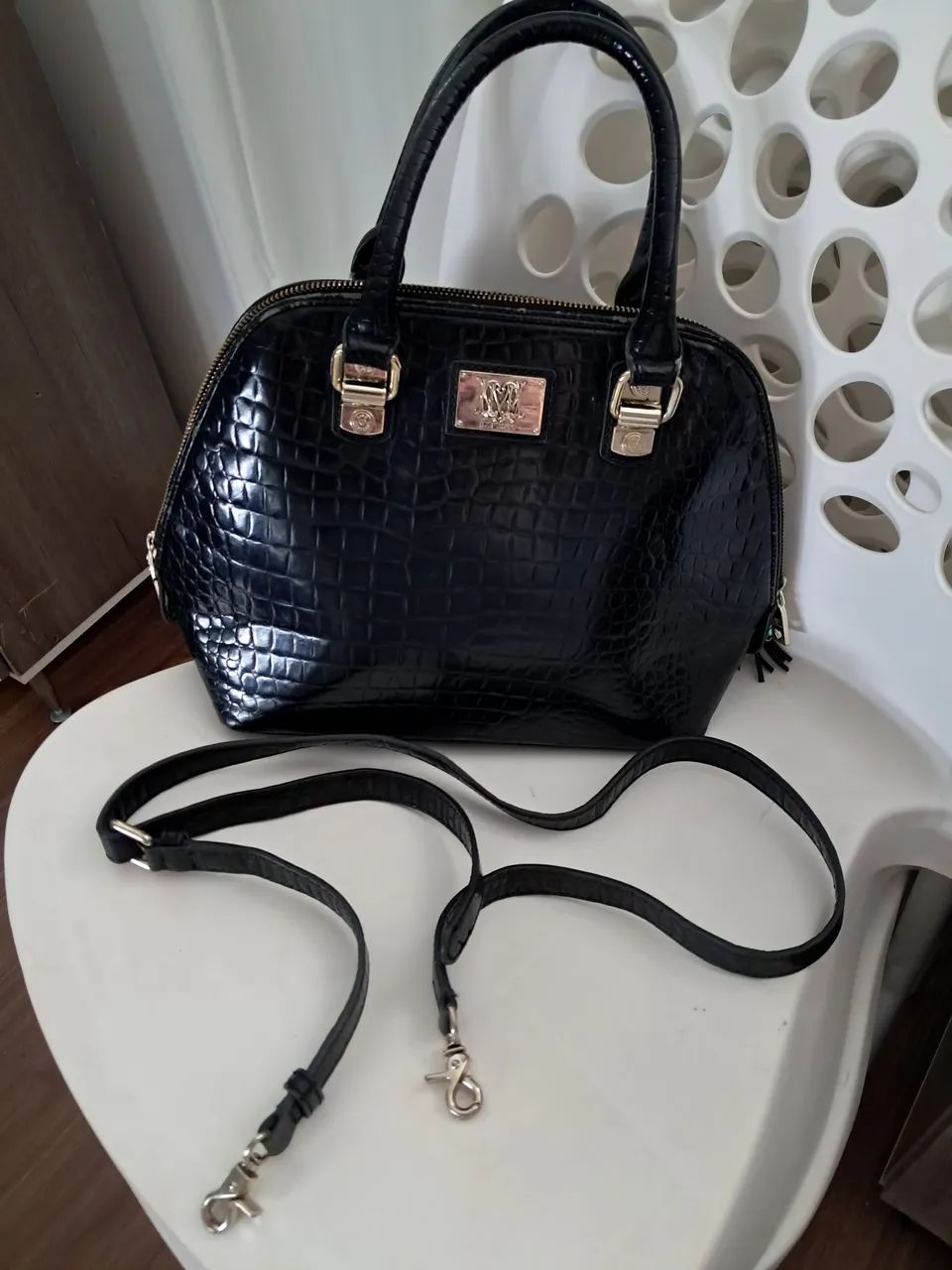 Bolsa de couro Moschino