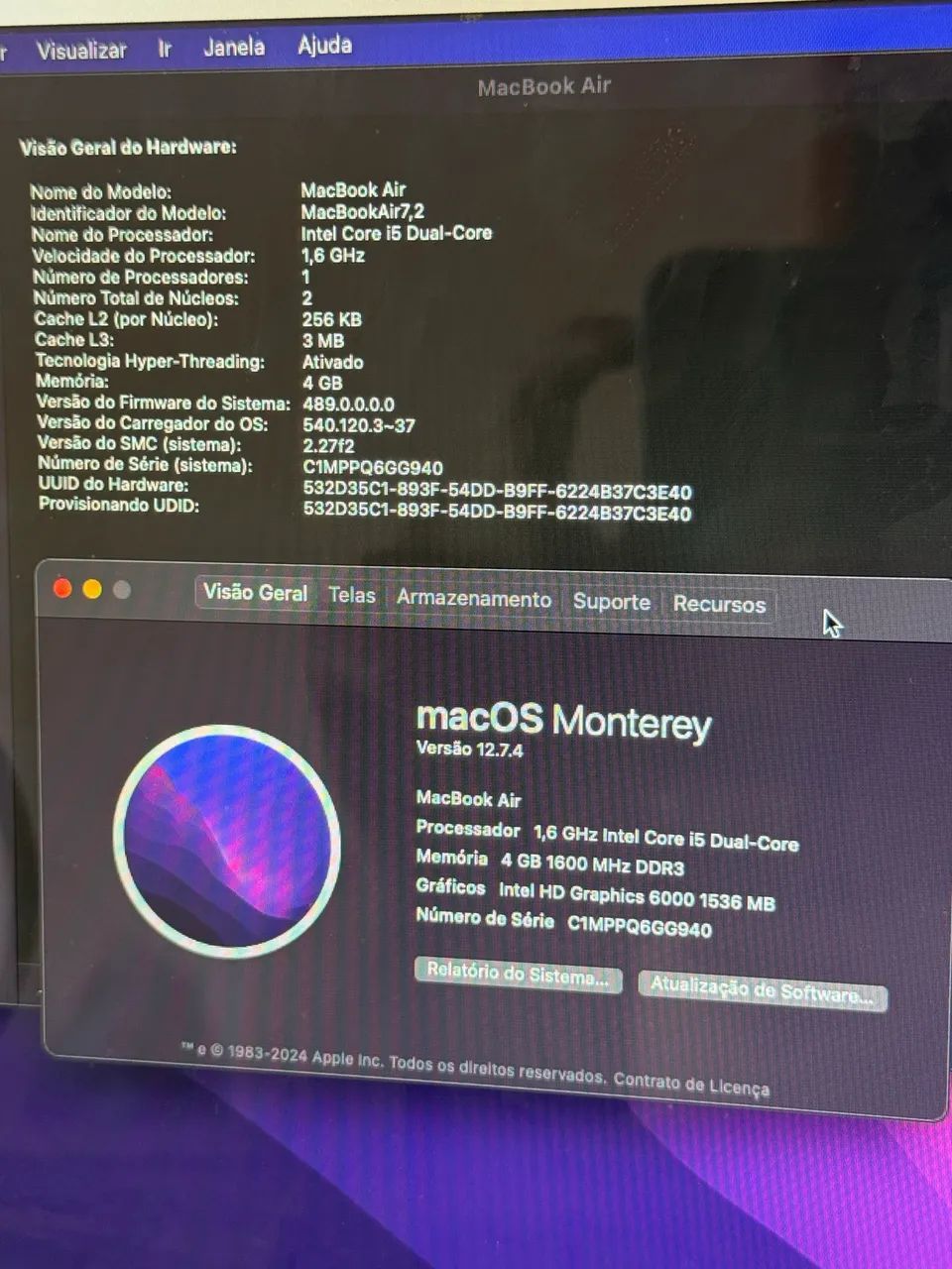 MacBook Air i5 4gb ram atualizado - Foto 2