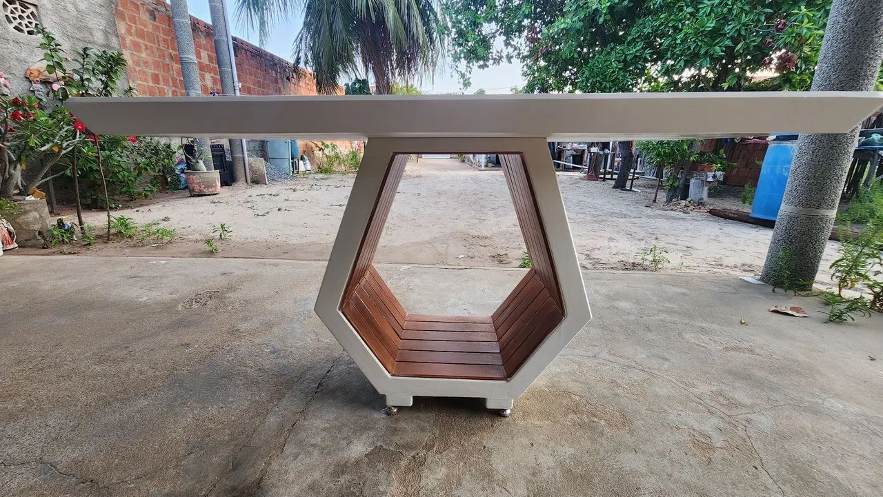 Mesa hexagonal - Foto 3