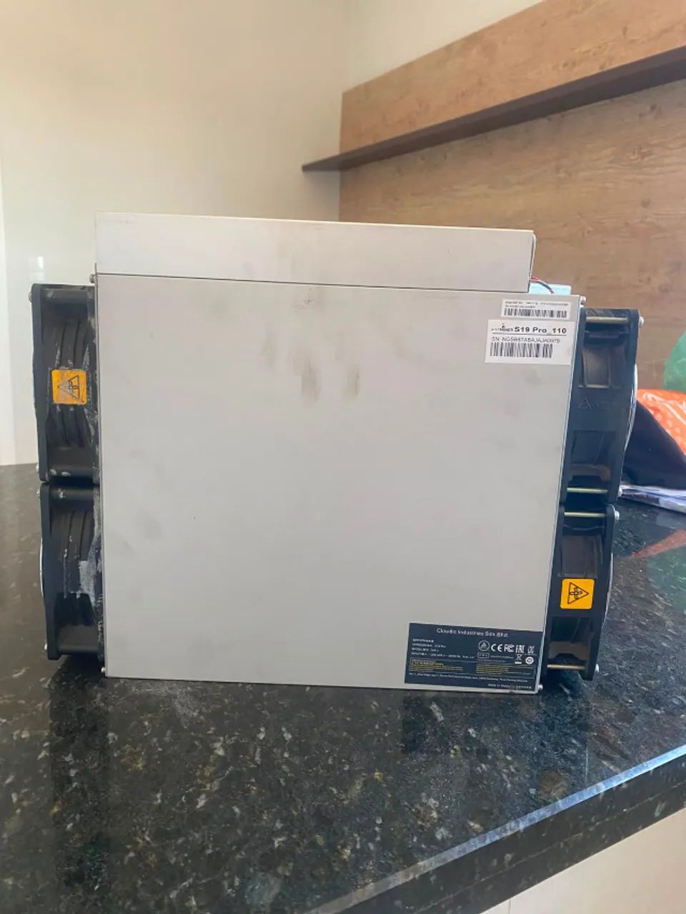 Antminer S19 Pro 104-110TH/s Usada - Minerador Bitcoin ASIC - Funcionando - Foto 3