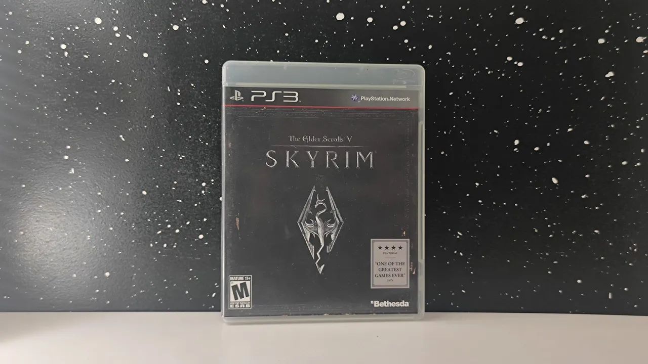 Jogo skyrim de PS3 