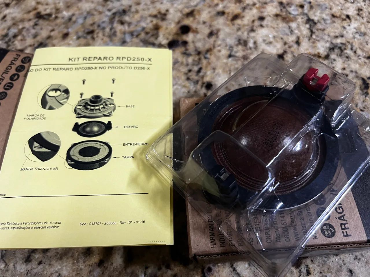 Reparo D250x Original NOVO