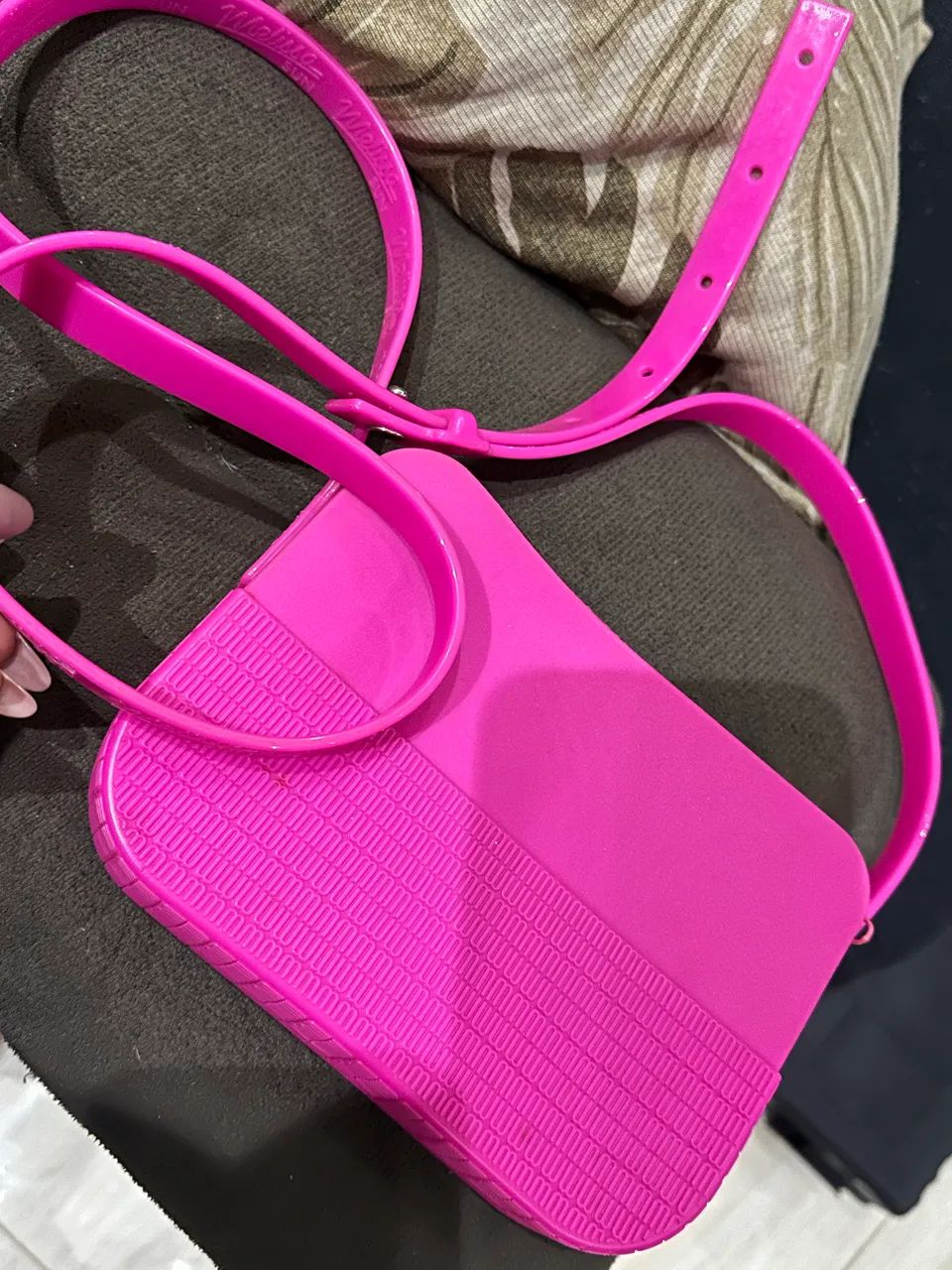 Bolsa Melissa rosa pequena  - Foto 3
