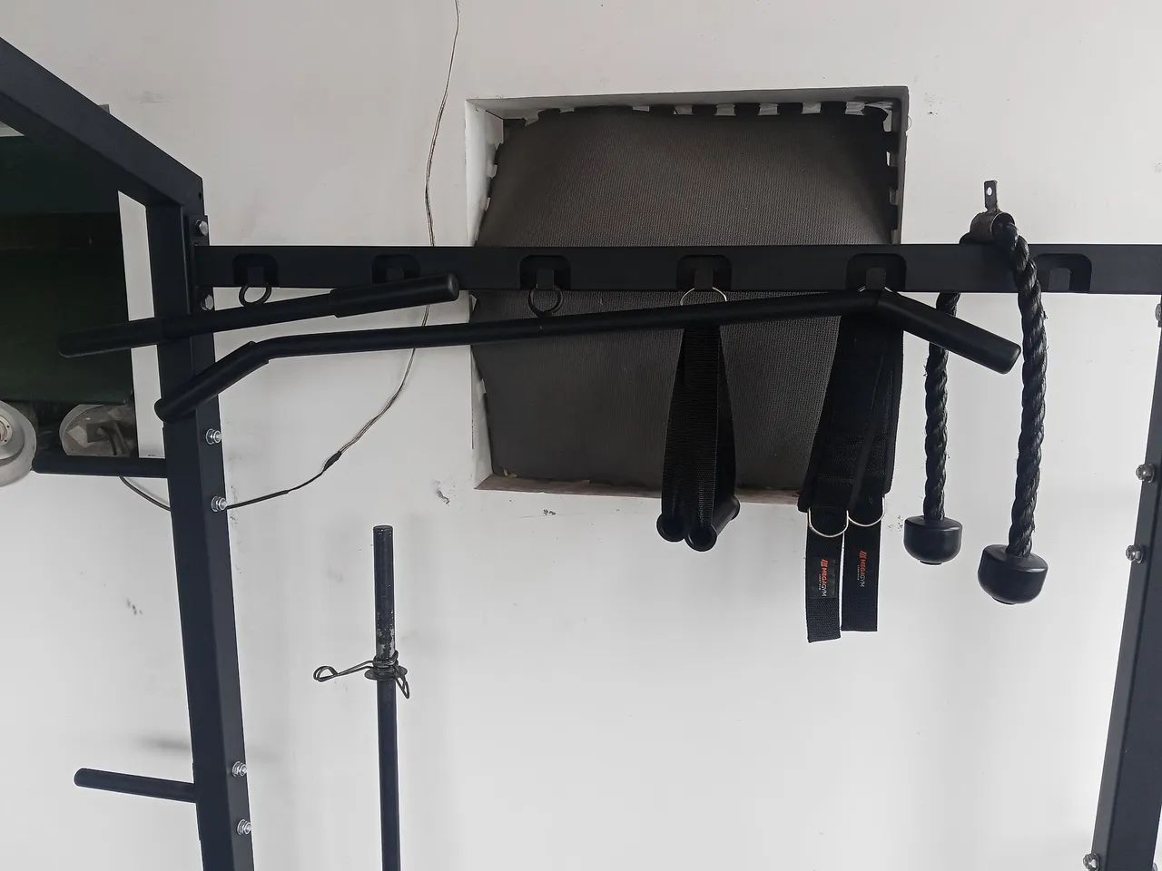 Rack multifuncional para exercícios, academia em sua casa. - Foto 2