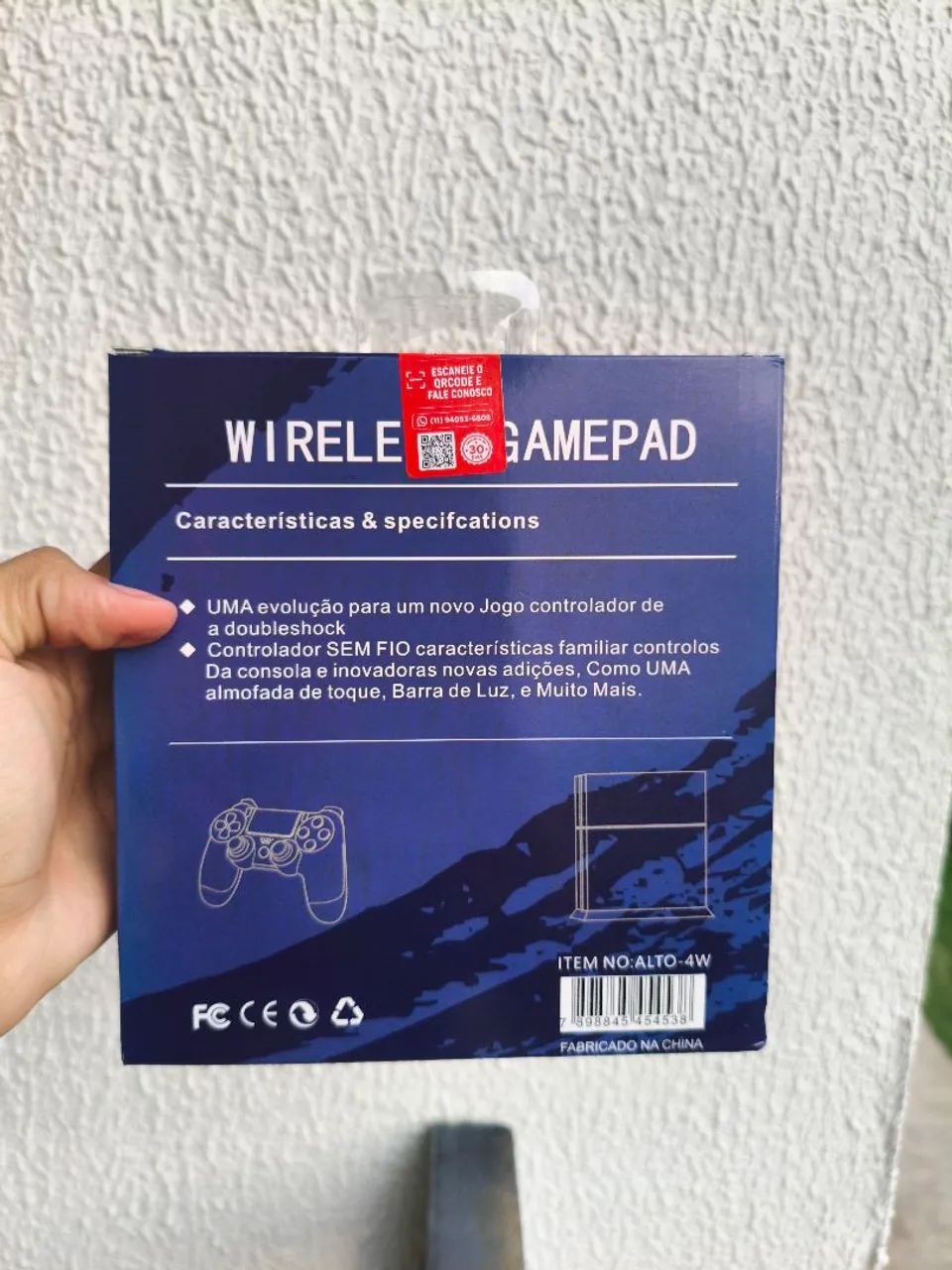 Controle sem fio bluetooth para ps4 - Foto 2