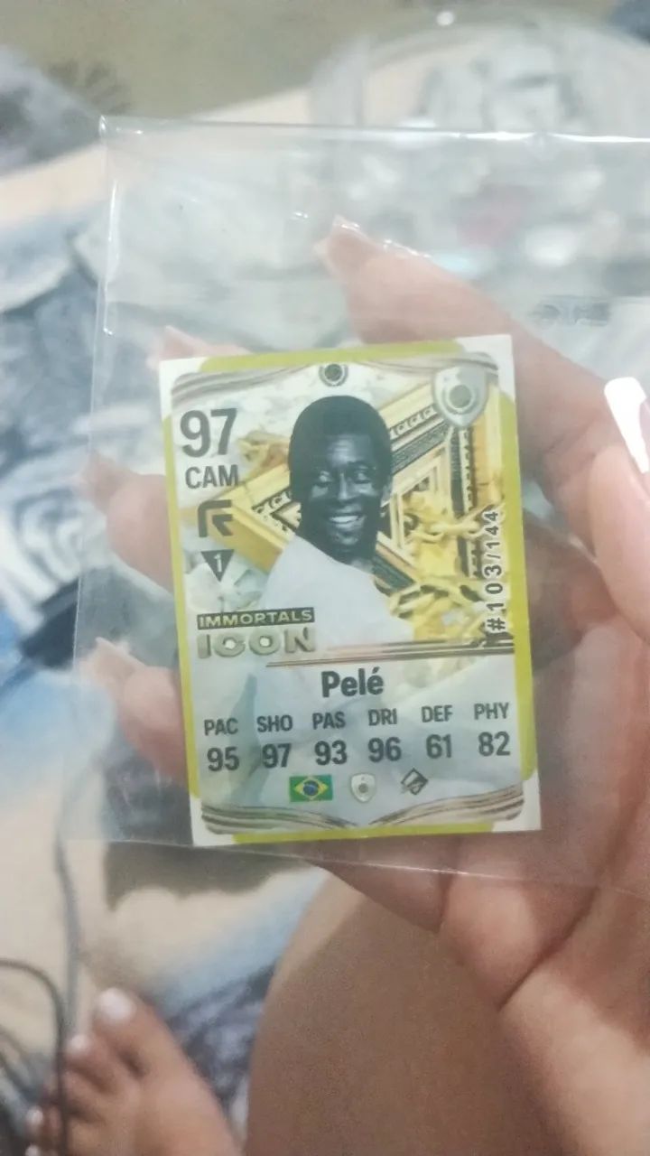 Card de jogadores raro