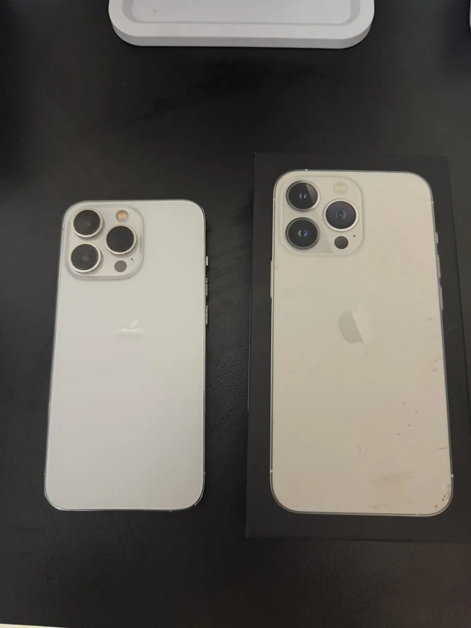 iPhone 13 Pro 256GB Branco Bateria 74% + Caixa, Carregador e Capas
