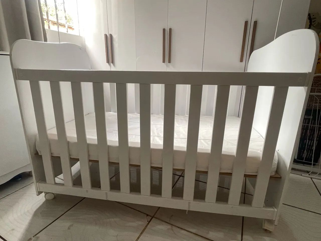 Berço branco- MDF - Foto 2
