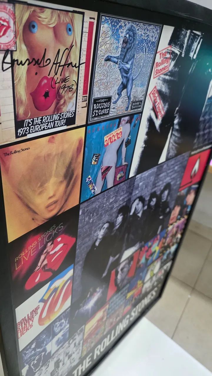Quadro/Pôster Grande The Rolling Stones (Com Moldura) (NOVINHO!!) - Foto 2