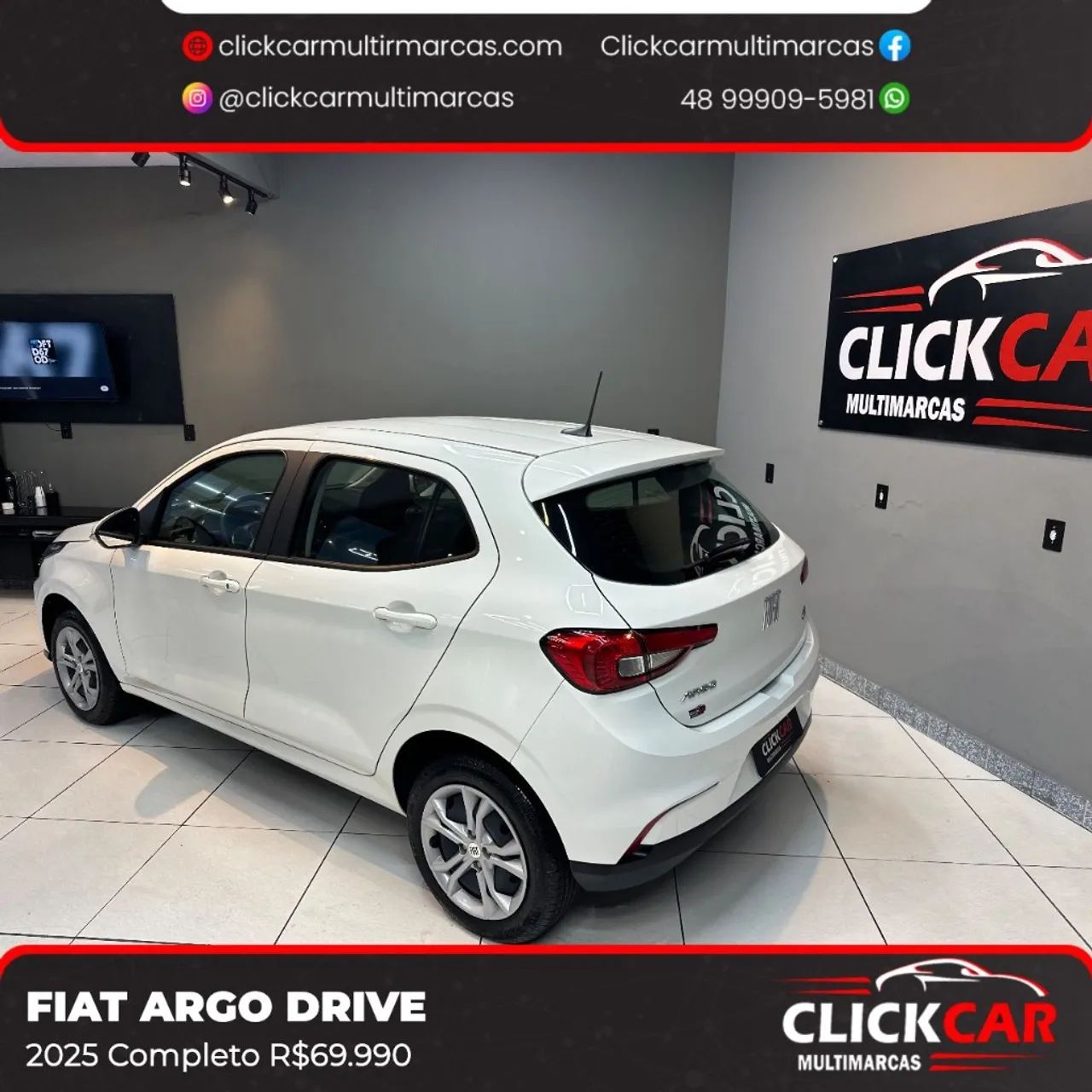 Fiat Argo Drive 1.0 6V Flex 2025 - Foto 4