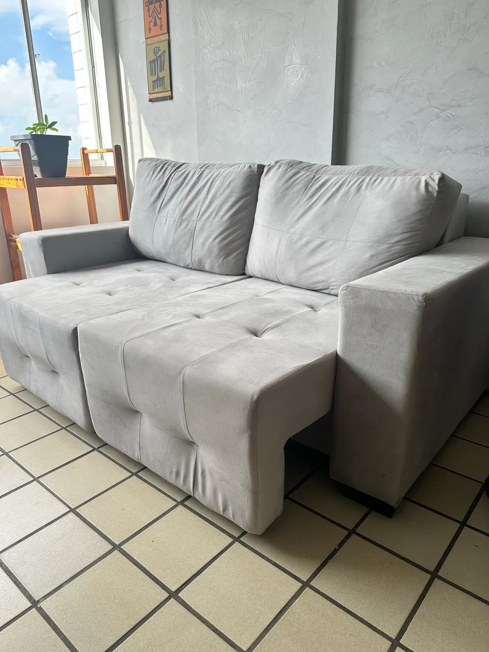 Sofá 2 lugares retrátil 