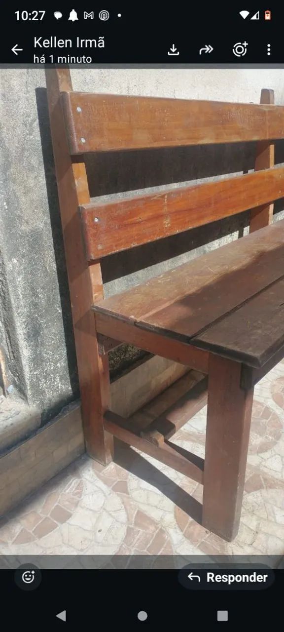 VENDO EXCELENTES BANCOS DE MADEIRA. - Foto 3