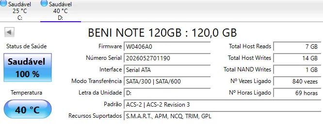 SSD 120 GB  - Foto 3