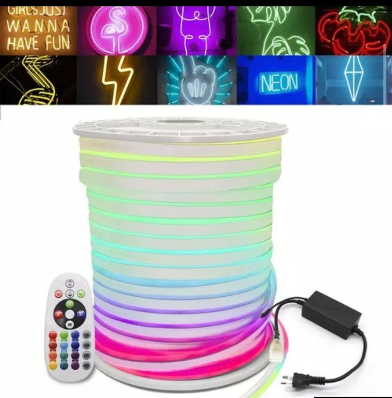 Fita de Led RGB COM CONTROLE 5 METROS 