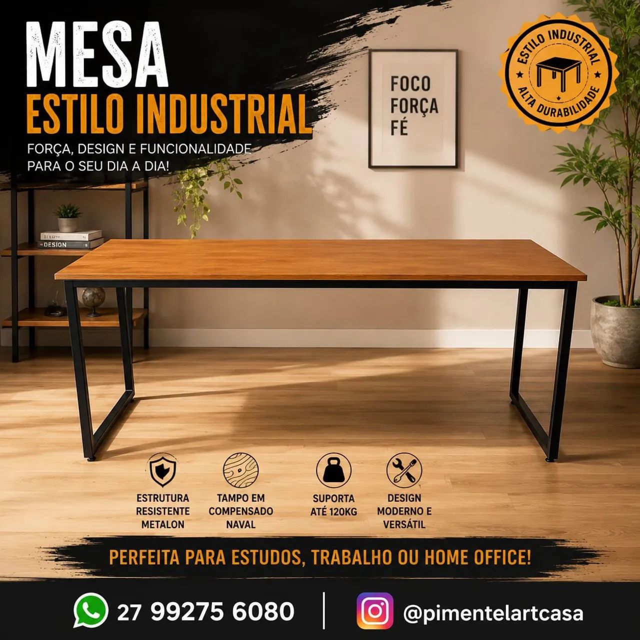 Mesas estilo industrial  - Foto 3