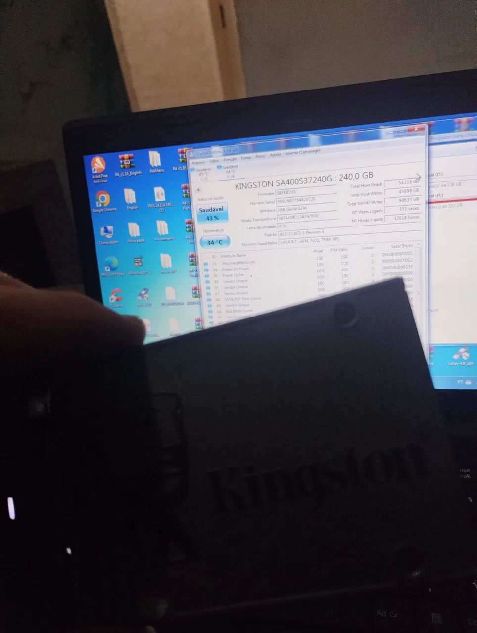 SSD Kingston 240gb - Foto 3