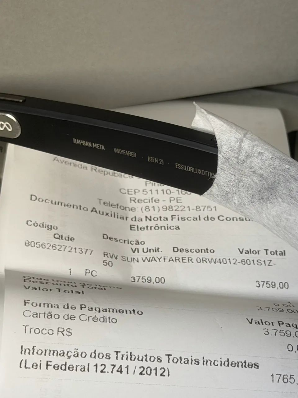 Óculos Rayban Meta Gen2 Wayfarer Transitions  - Foto 2