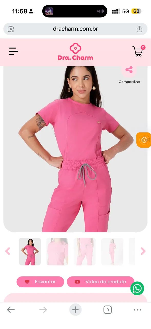 Scrub Dra Charm linha tecnológica  - Foto 2