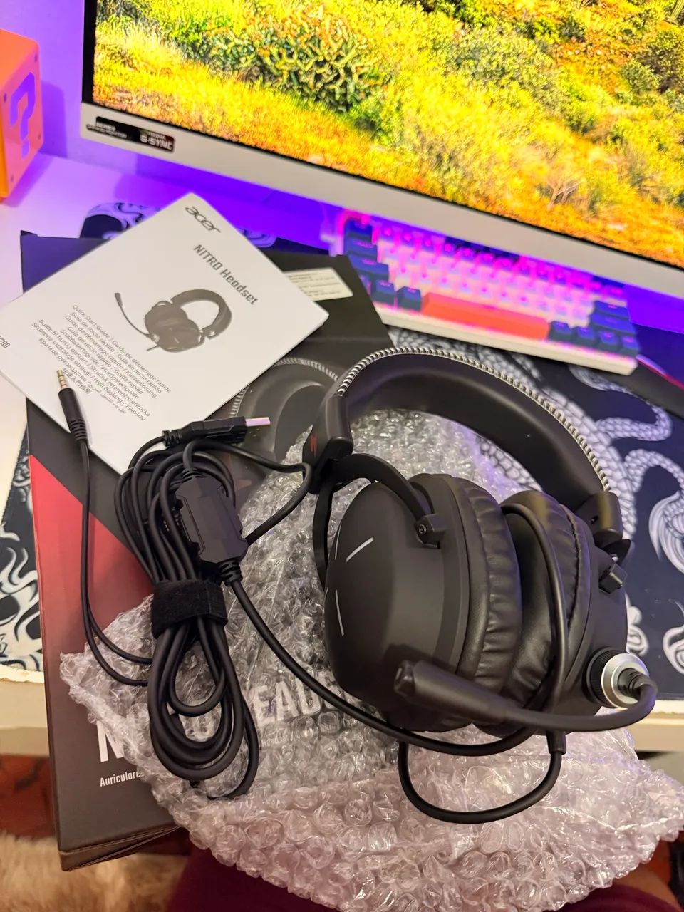 Headset Gamer Acer nitro. Novo sem uso!  - Foto 3