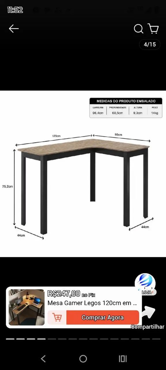 Mesa em L - Foto 3