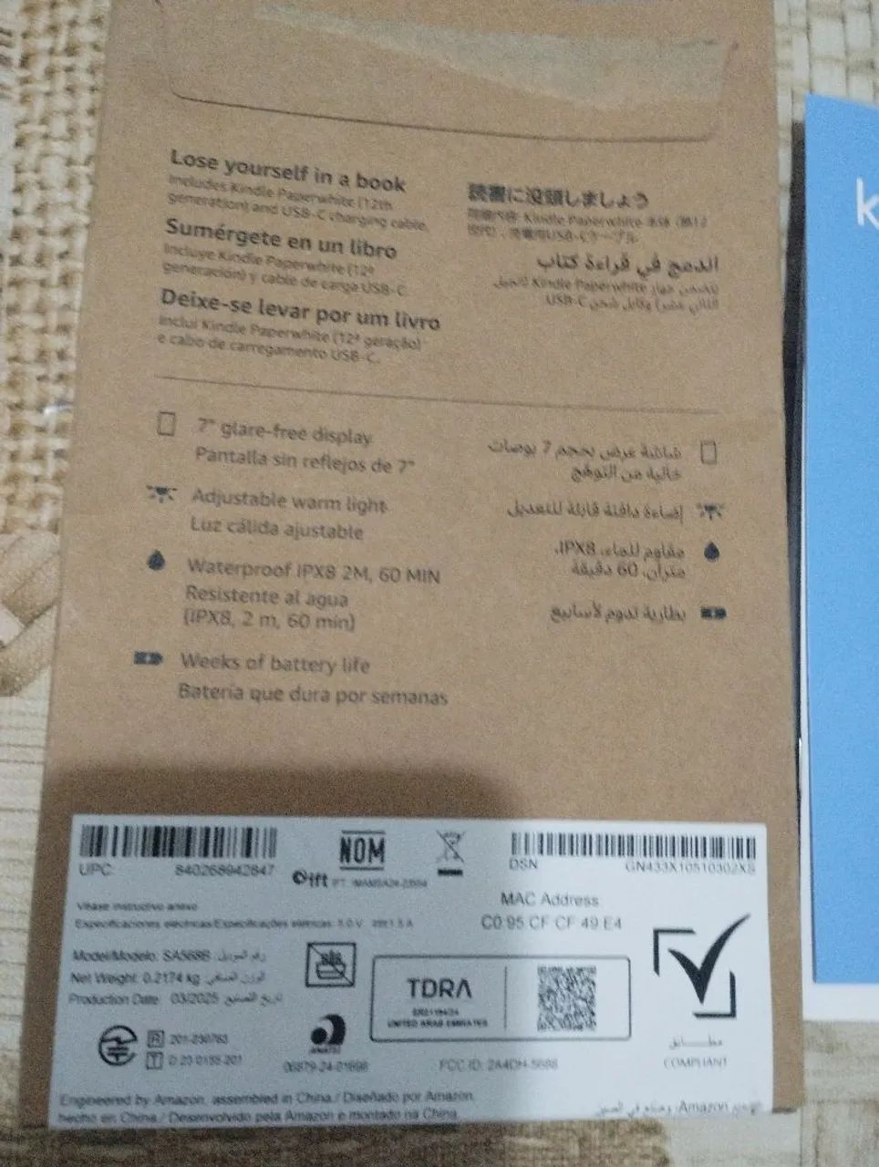 Kindle Paperwhite 12° geração  - Foto 4