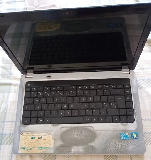 Notebook HP G42-43TBR i3-1a Geração Com defeito