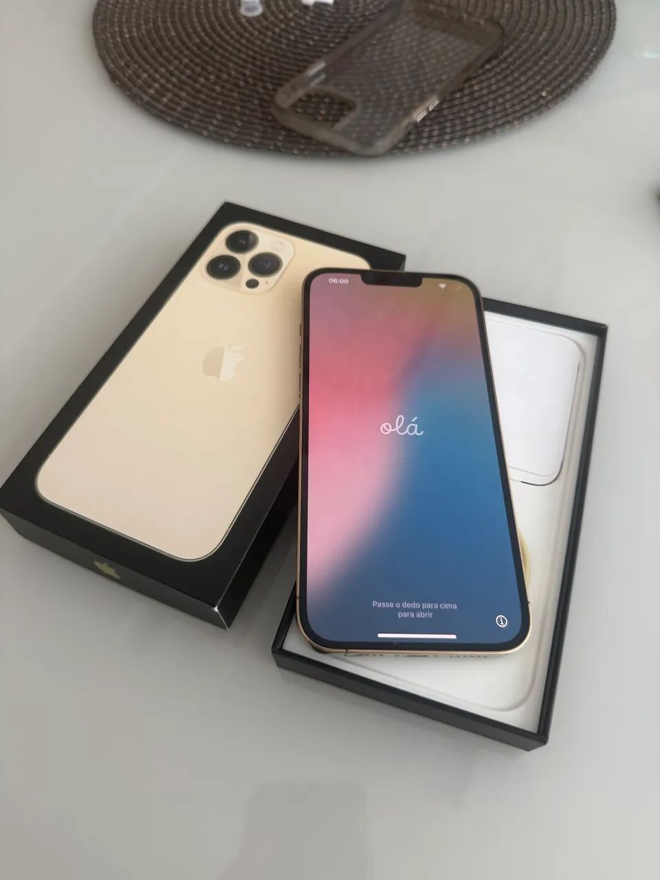 iPhone 13 Pro Max dourado (Gold) 128Gb - 78% bateria - ótimo estado 