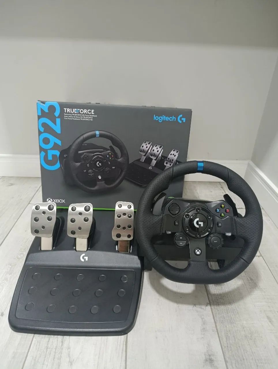  Logitech G923 Xbox e PC em Excelente Estado