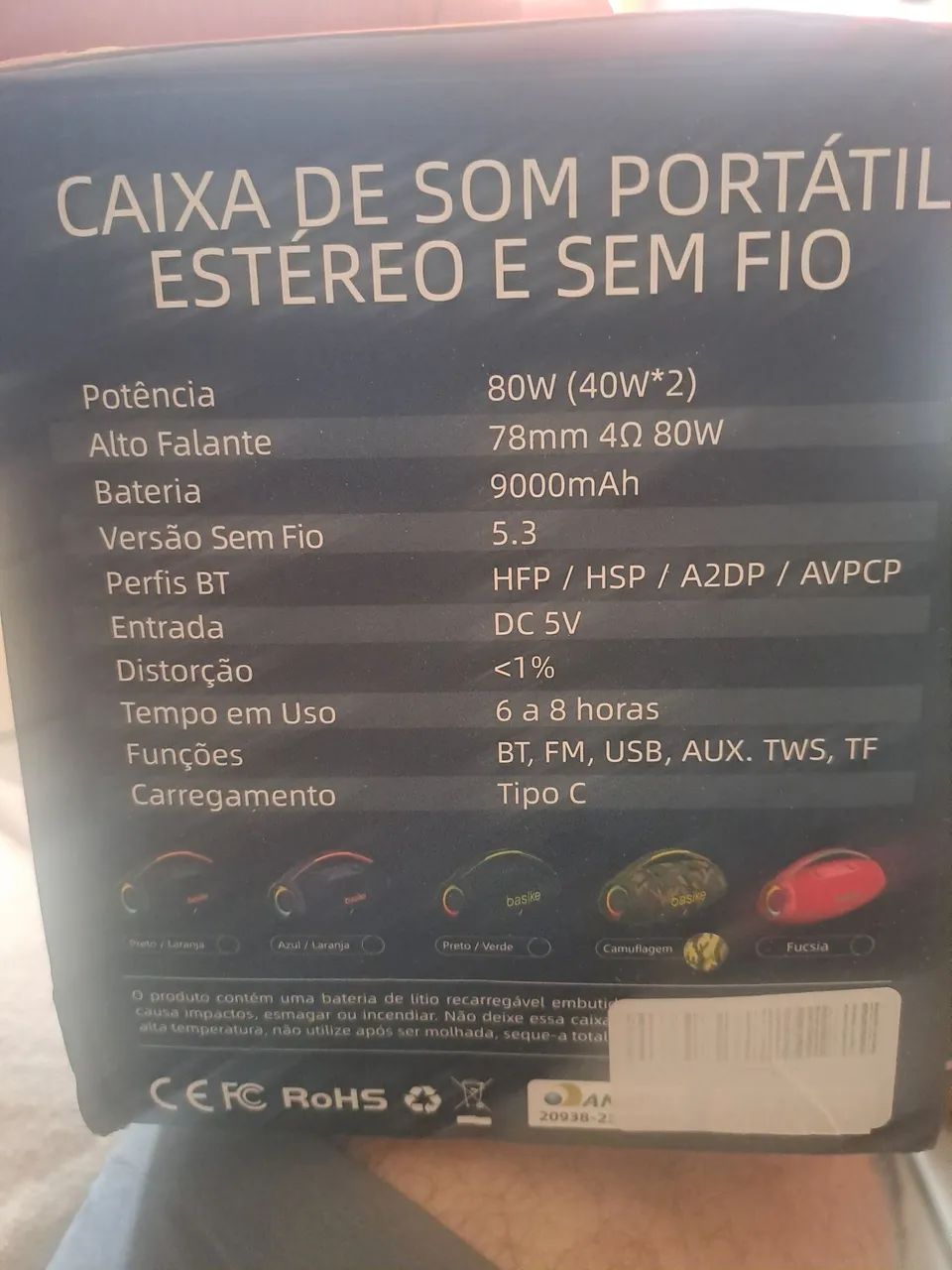 Som portátil Basike - Foto 3