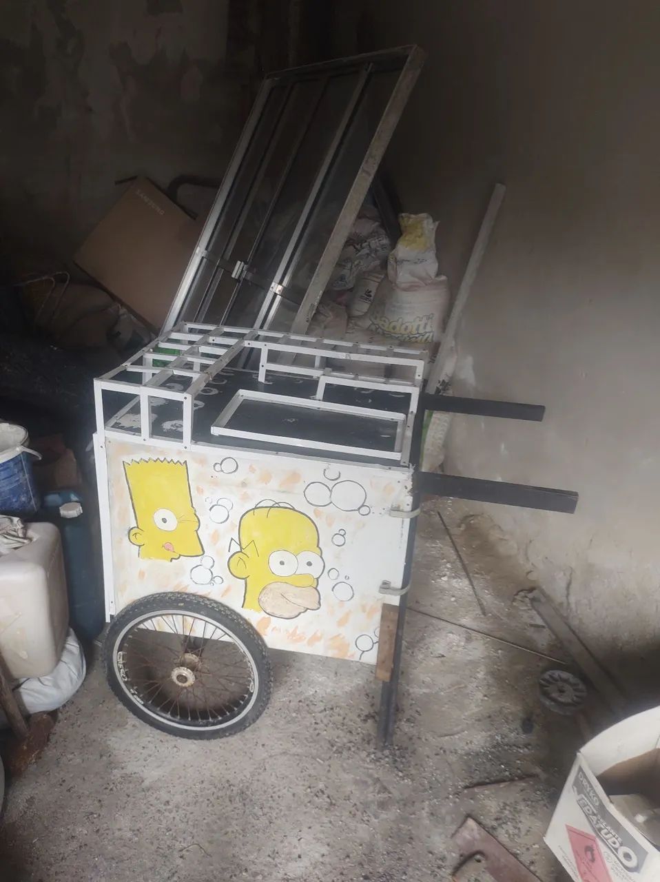 Carinho de raspadinha 
