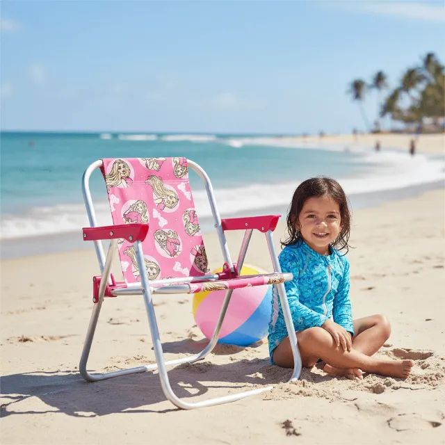 Cadeira Infantil em Alumínio - Barbie e Hot Wheels - Foto 4