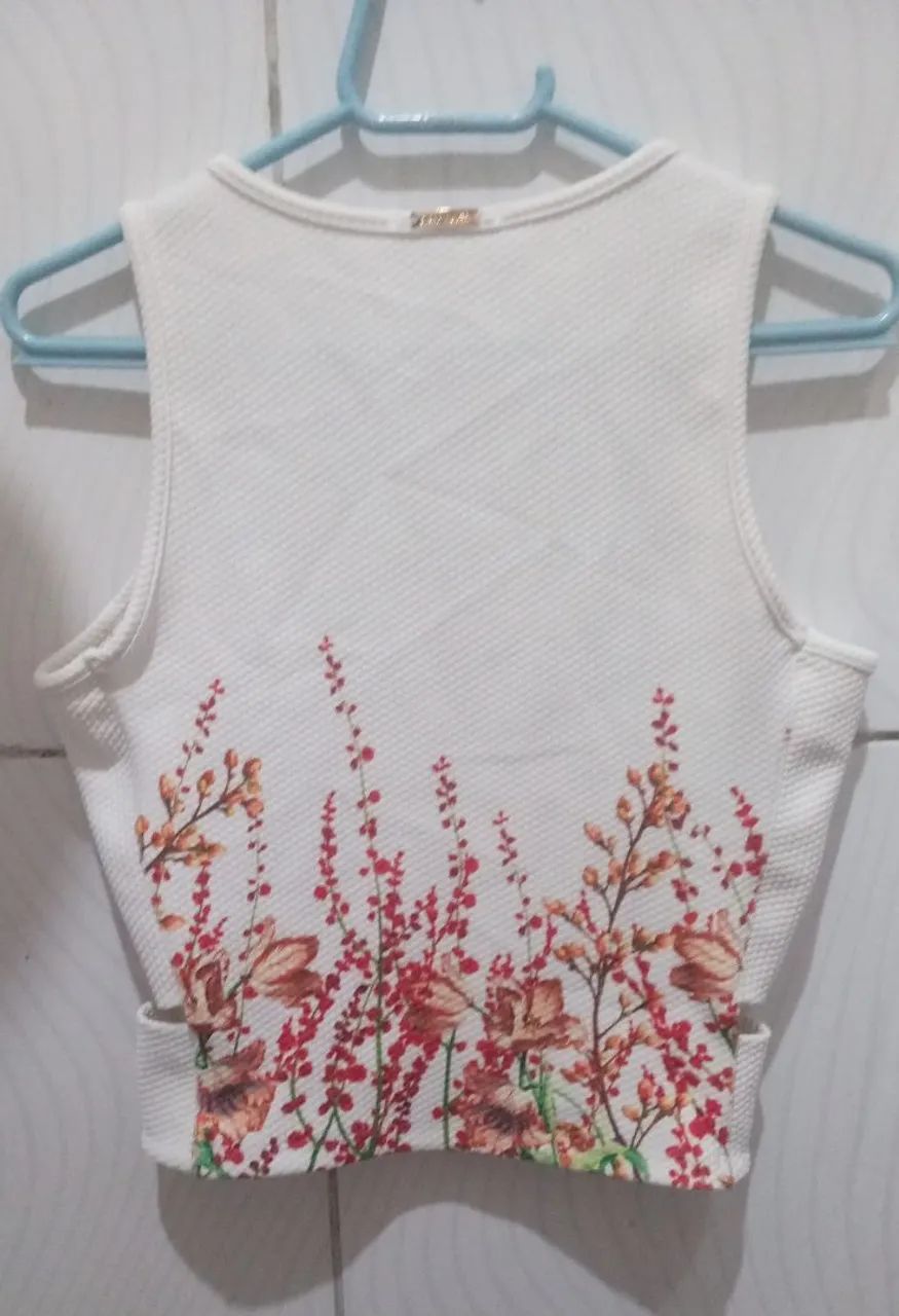 Blusa Cropped Damyller Feminino M  - Foto 2