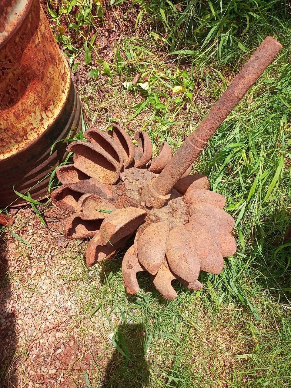RODAS DE FERRO ANTIGAS DE MOINHO - Foto 4