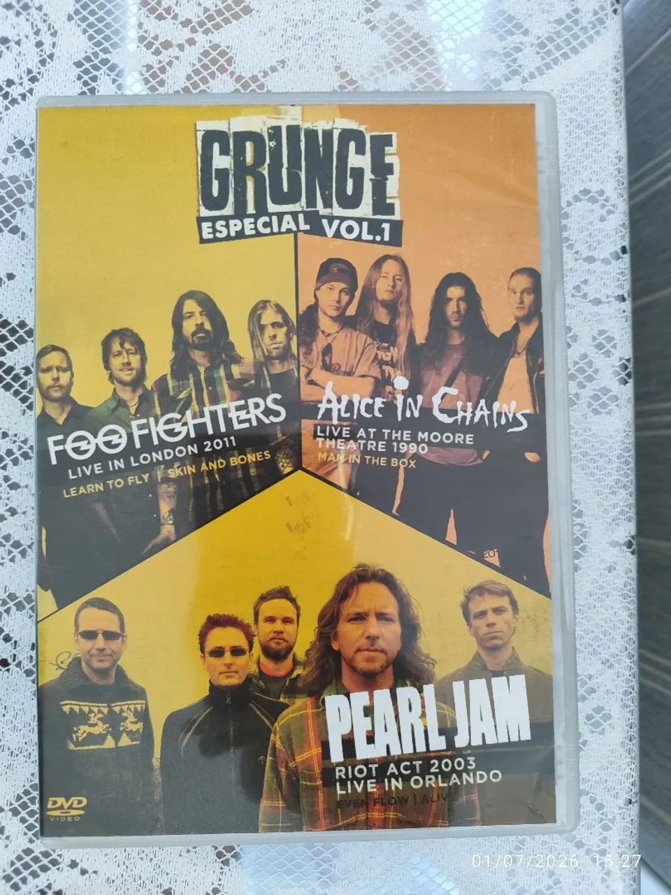 Dvd Alice in Chains, Alice in Chains e Pearl Jam
