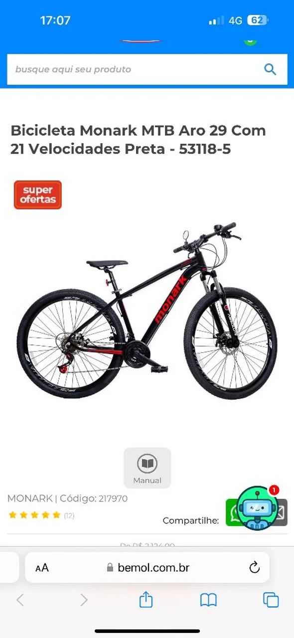 Bicicleta Nova oferta pra levar 