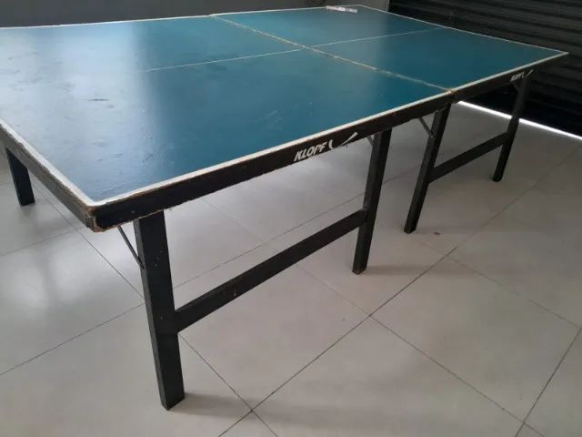 MESA DE PING PONG USADA - COMPLETA - MDF - KLOPF