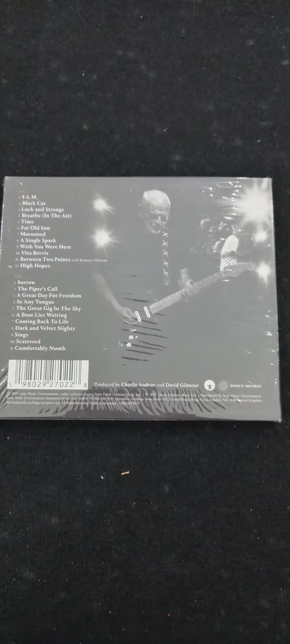 Cd David gilmour luck and strange concerts  - Foto 2