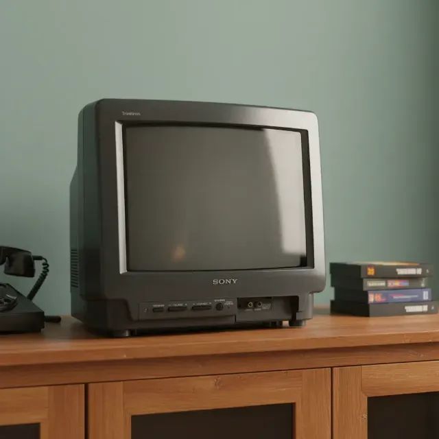 Antiga Tv Sony Trinitron 14 Polegadas + C. R. # - Foto 2